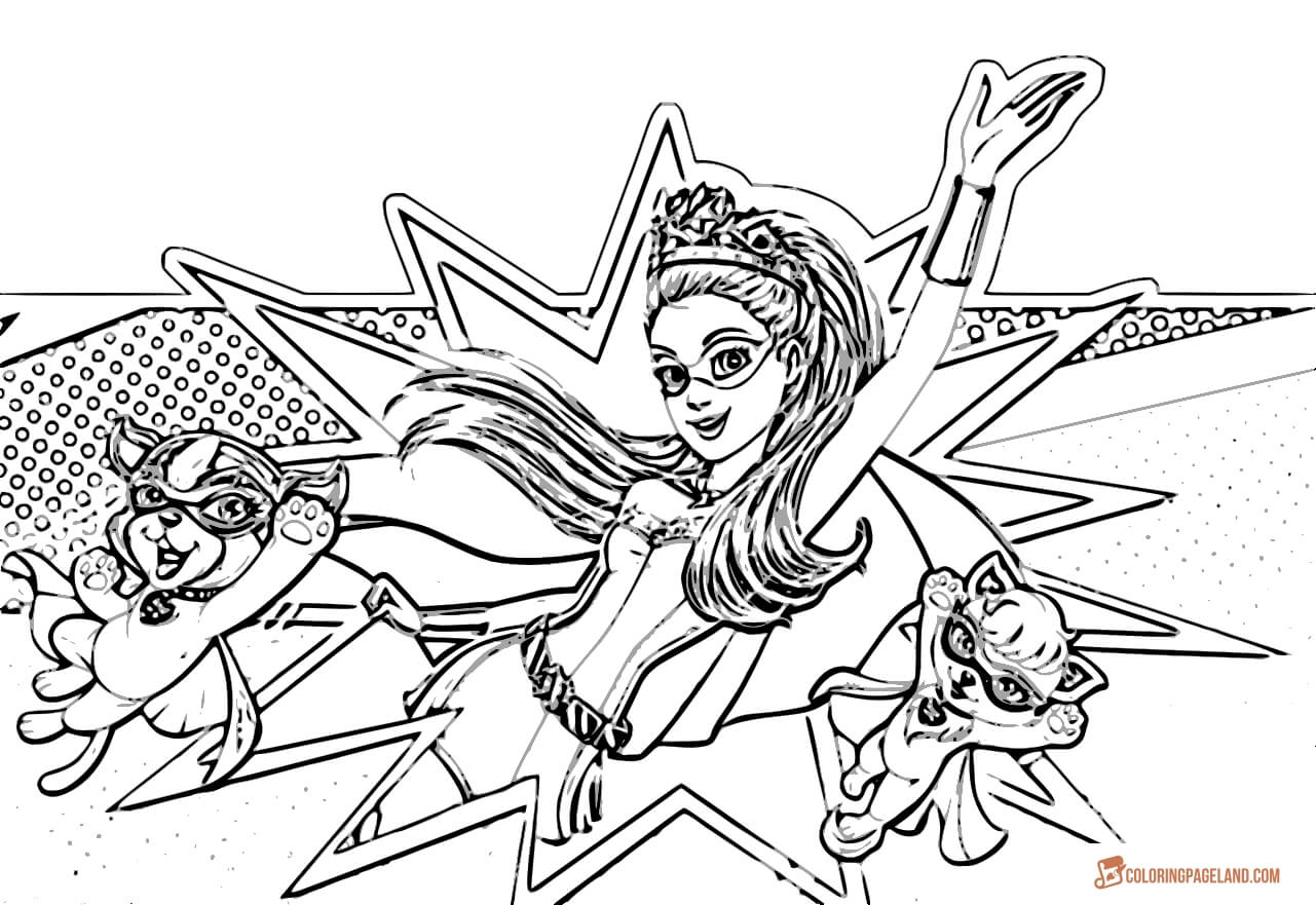 Coloring Pages of Barbie — the Most Popular Doll Ever