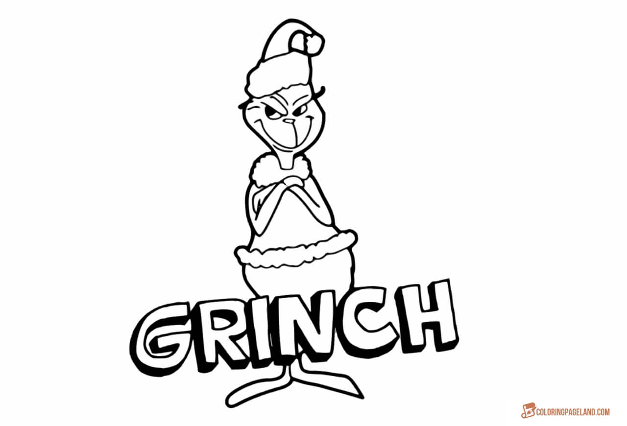 Coloring Pictures of the Grinch Who Stole Christmas