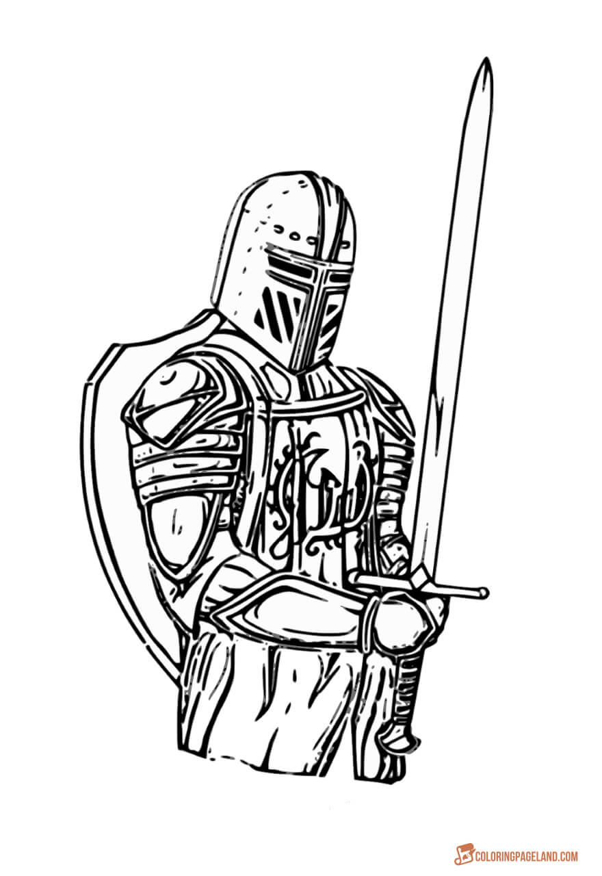Exciting Knight Coloring Book