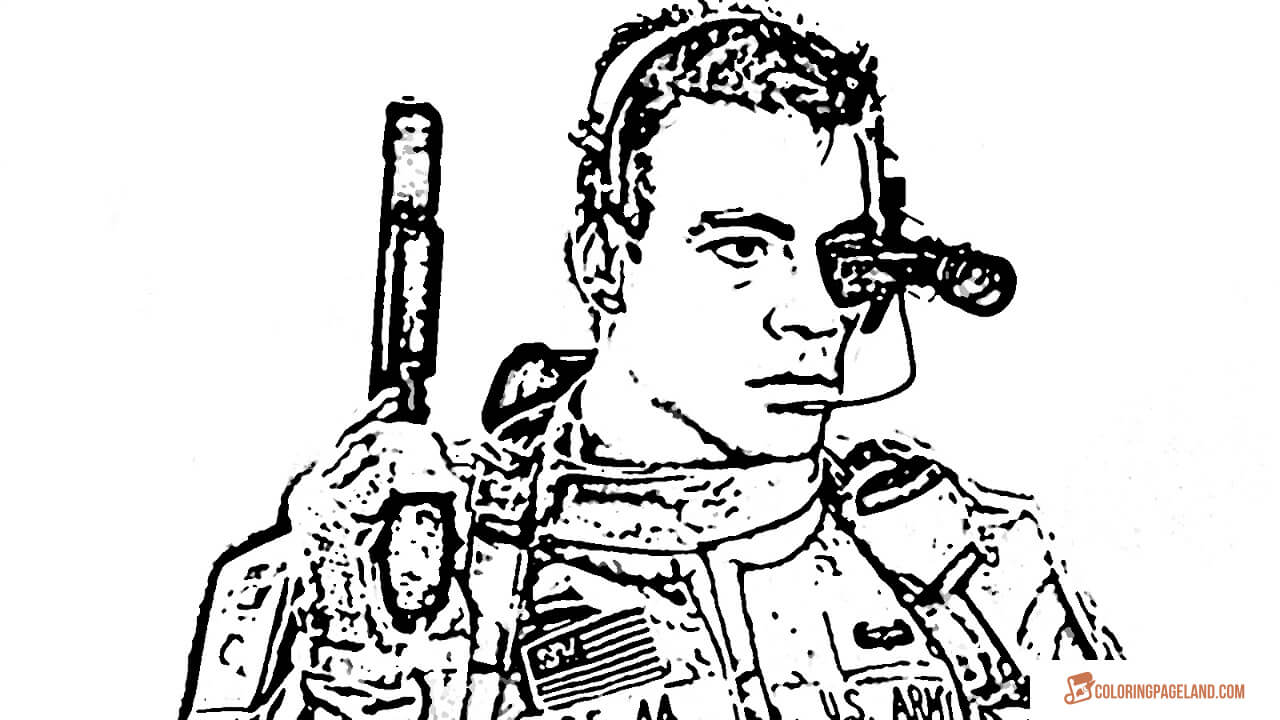 Universal Soldier — Coloring Pages from the Movie
